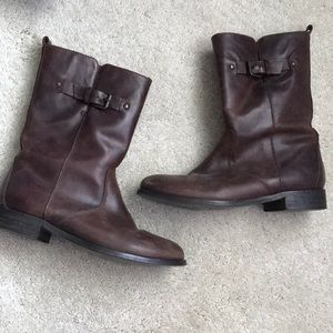 J.Crew Mid-Calf Leather Boots